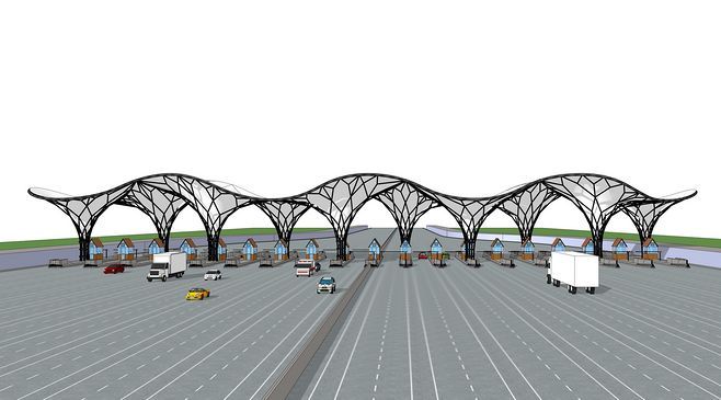 收费站、高速收费站项目搜集的一些图片