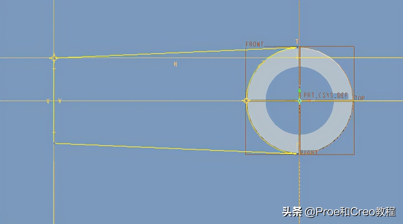 Proe/Creo摆杆的建模教程