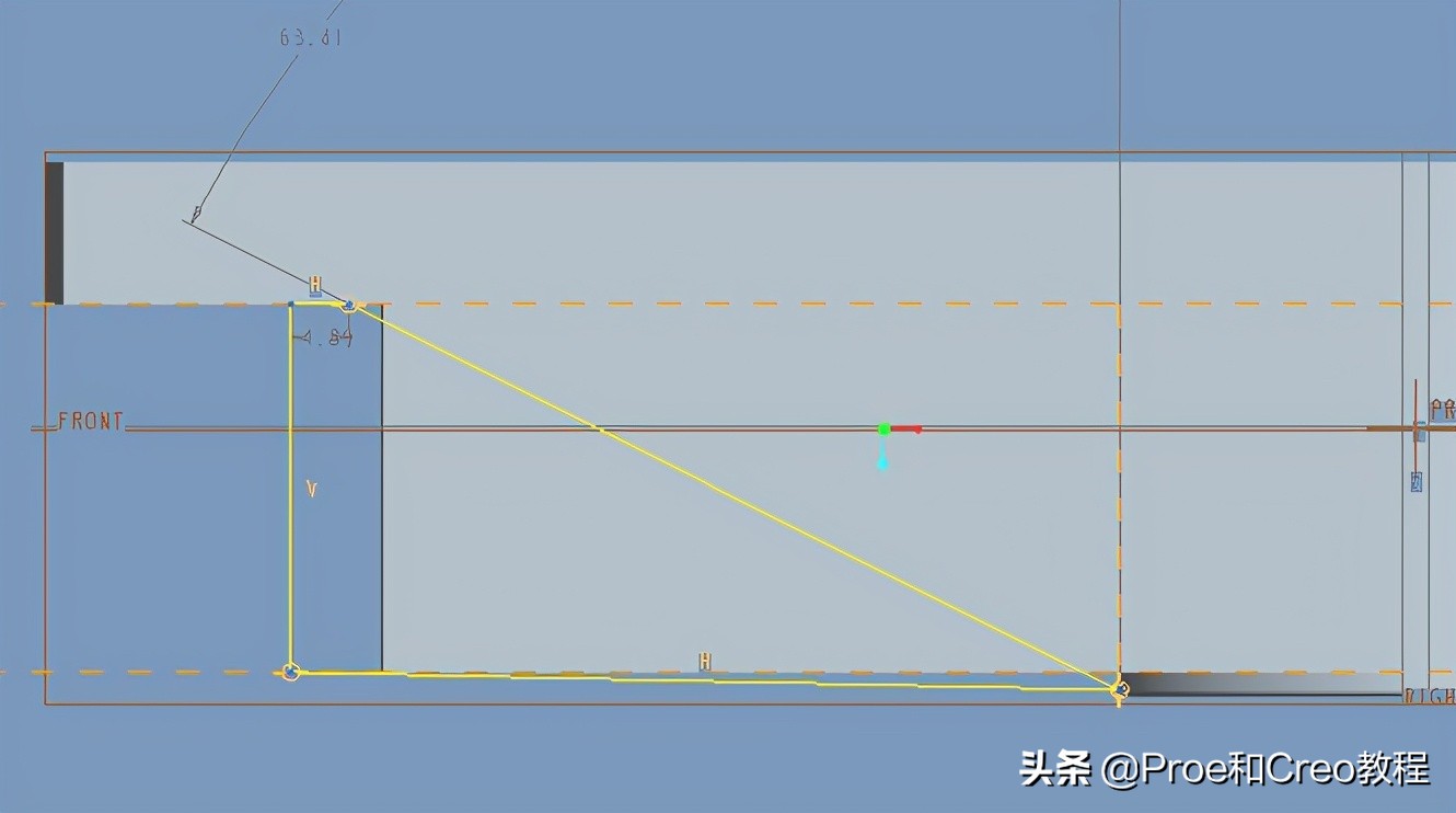 Proe/Creo摆杆的建模教程