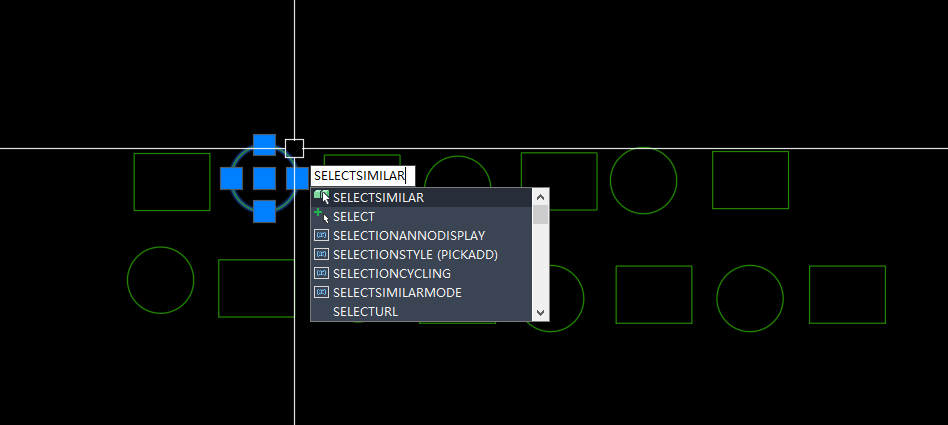 CAD如何快速选择相似对象