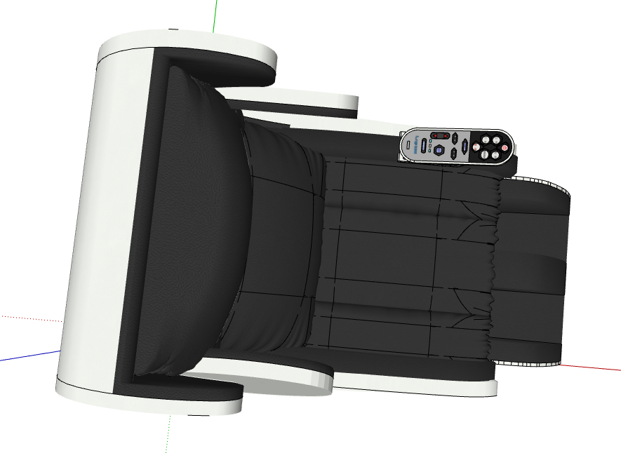 电动按摩椅SU模型 20230616