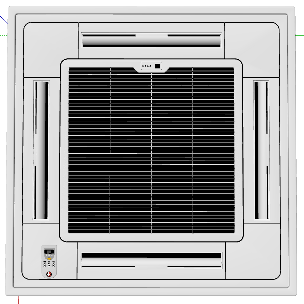 中央空调出风口SU模型 20230616