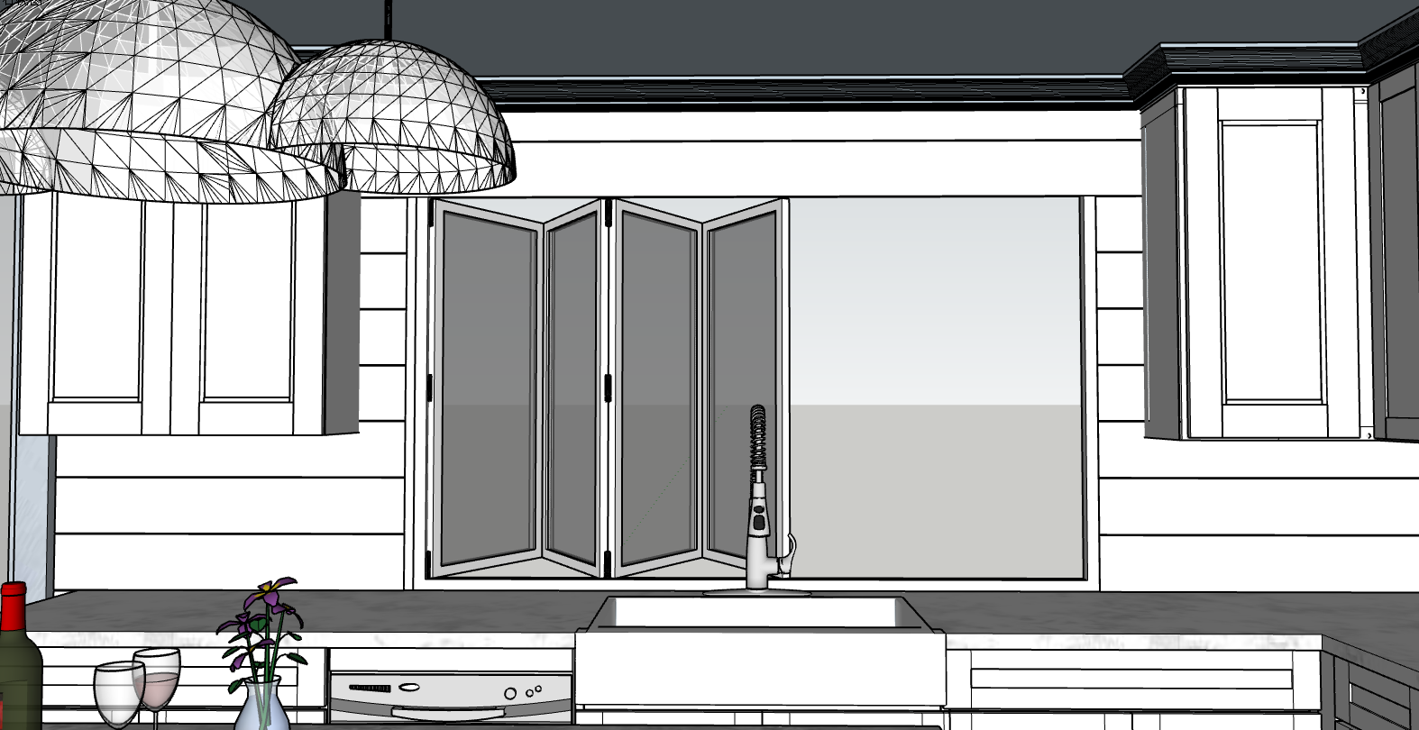 室内厨房SU模型 20230625